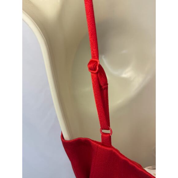 🔥 Ramy Brook Red Wrap Corset Top Sz 6 | Holiday Baddie Energy 💋 NWT - Picture 11 of 15